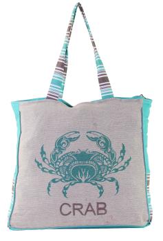 Strandtasche, Freizeittasche Crab, Kollektion Ocean